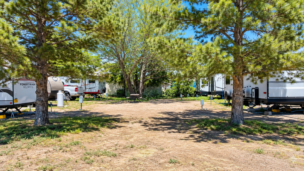 RV Park lots and trees